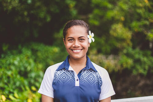 Viviana Taubera, the Marine Biologist at Kokomo Private Island Fiji