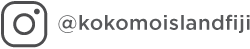 Instagram Logo - @kokomoislandfiji