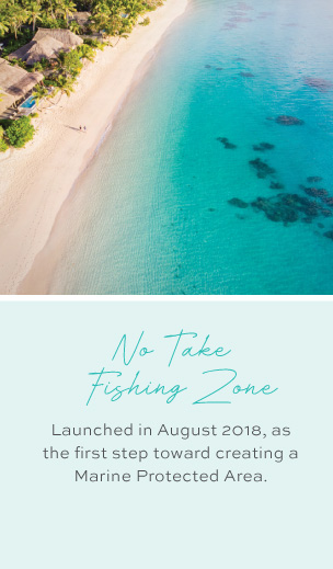 Beach No Take Fishing Zone Launched in August 2018, as the first step toward creating a Marine Protected Area.