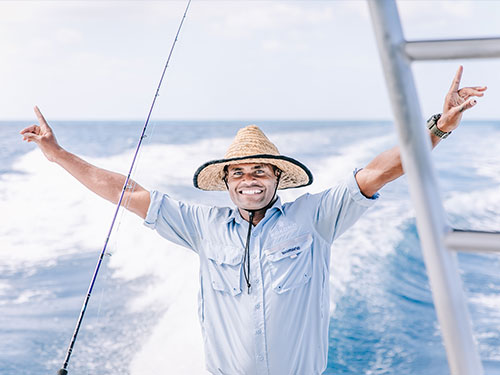 Fishing at Kokomo Private Island Fiji