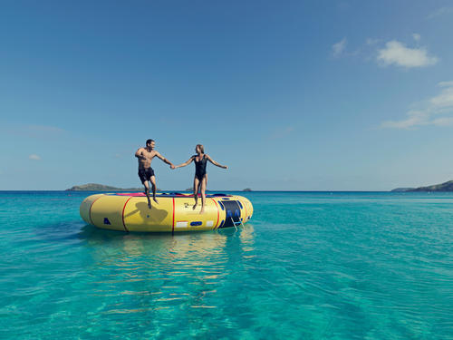 Ocean Trampoline at Kokomo Private Island Fiji