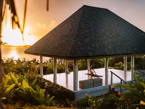 Yoga at Kokomo Private Island Fiji