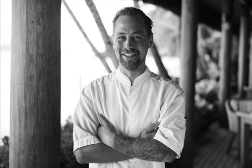 Andy Bryant, the Executive Chef at Kokomo Private Island Fiji