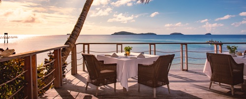 A dish prepared by the Head Chef at Kokomo Private Island Fiji.