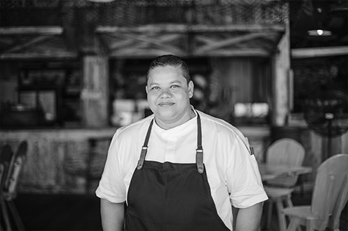 Caroline Oakley, the Head Chef at Kokomo Private Island Fiji