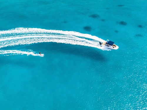 The main beach at Kokomo Private Island Fiji