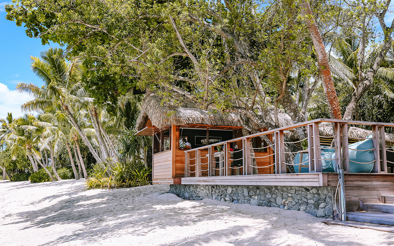 Beach grill at Kokomo Private Island Fiji