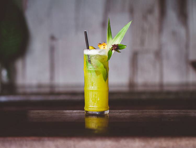 Pineapple & Basil Mojito